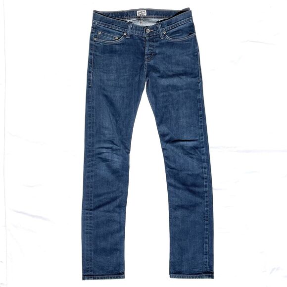 Naked & Famous Jeans Mens 30 Deep Indigo Stretch Selvedge Denim Weird Guy - Picture 1 of 6